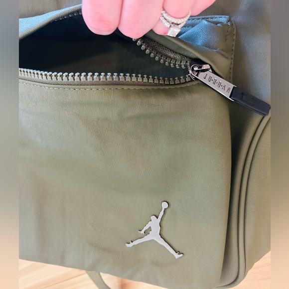 NEW- Air Jordan Olive Green Backpack NWT - Picture 8 of 16